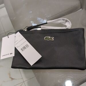 Nwt Lacoste Black Wristlet